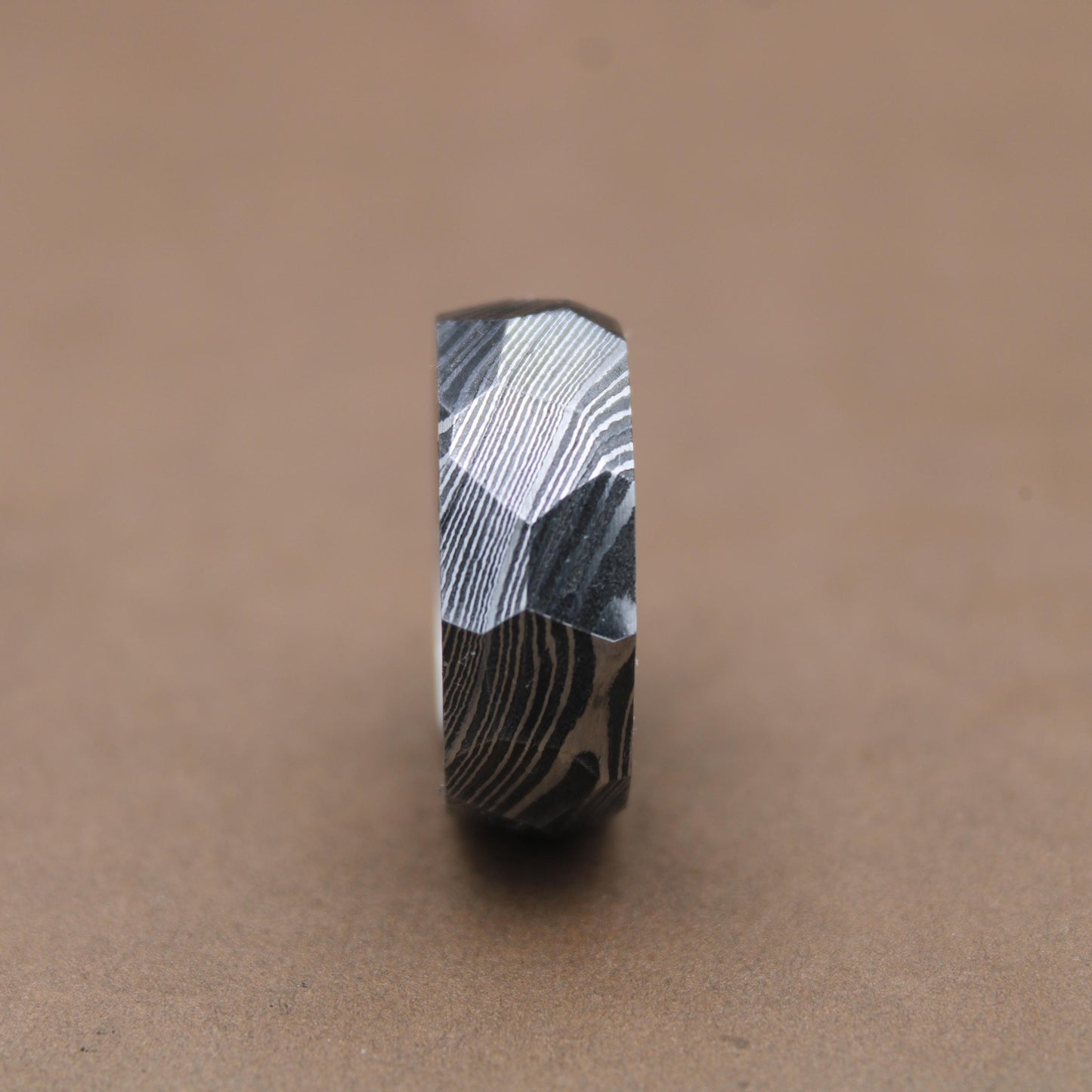 Unique Titanium Damascus Random Pattern Handcrafted Titanium Ring For Men Anniversary Gift Colorful Titanium Heat Anodized Valentines Gift My Store