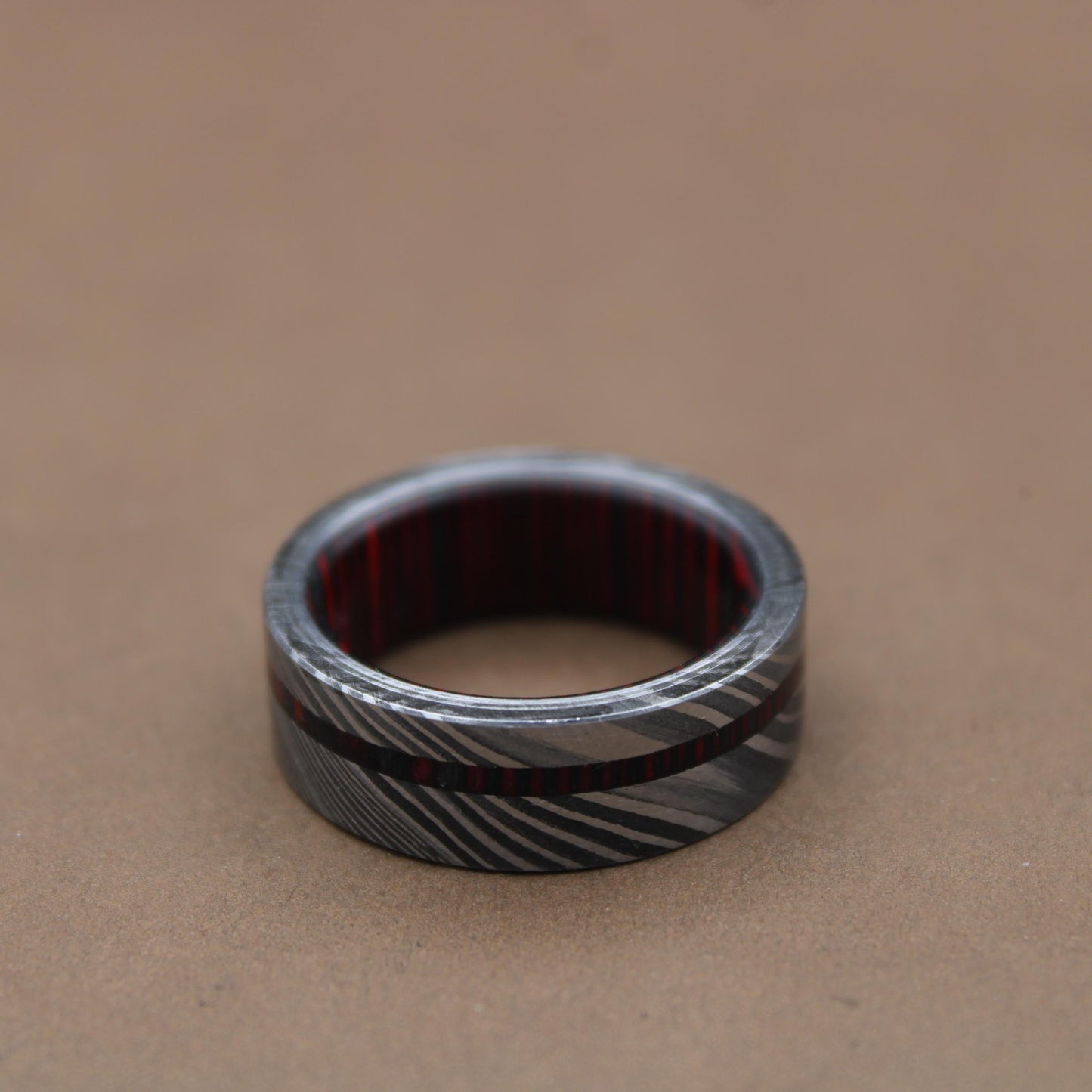 Damascus Steel Wedding Band For Men Wooden Ring For Women Damascus Steel Promise Ring For Men Ring Gift For Men Engagement Ring Gift For Her My Store