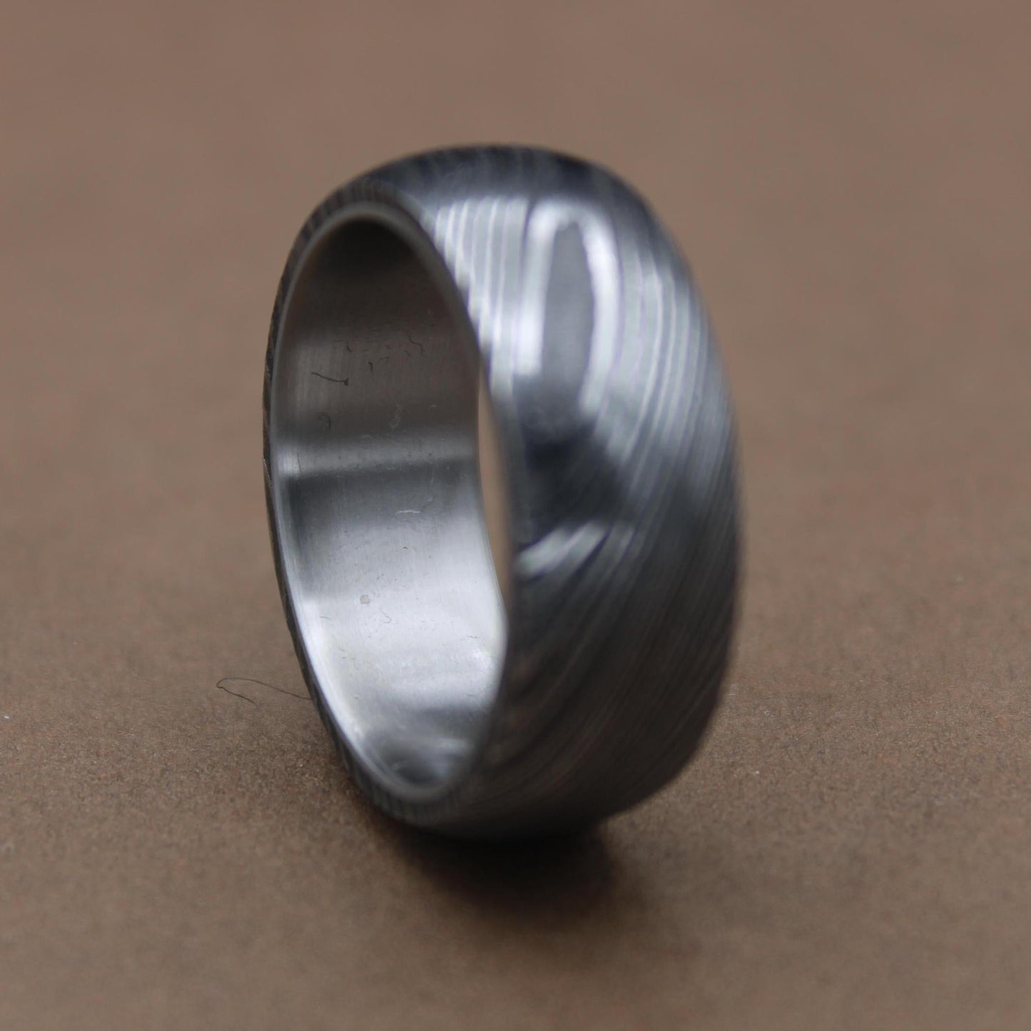 Unique Titanium Damascus Random Pattern Handcrafted Titanium Ring For Men Anniversary Gift Colorful Titanium Heat Anodized Valentines Gift My Store