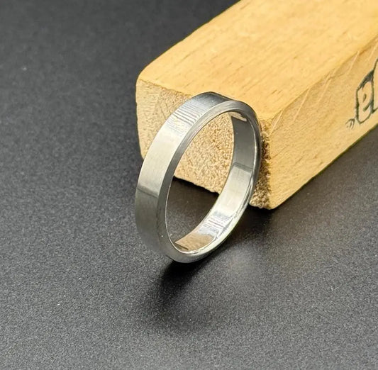 Simple Titanium Ring, Classic Wedding Band, Mens Modern Ring, Womens Personalized Ring, Titanium Minimalist Ring, 5th Anniversary Gift My Store