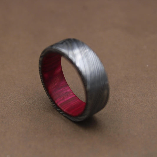 Damascus ring men, Valentines day ,valentines day gift , Damascus Rings, Wedding Band, Men Ring, Wedding Ring, Personalized Ring, Woman Ring My Store