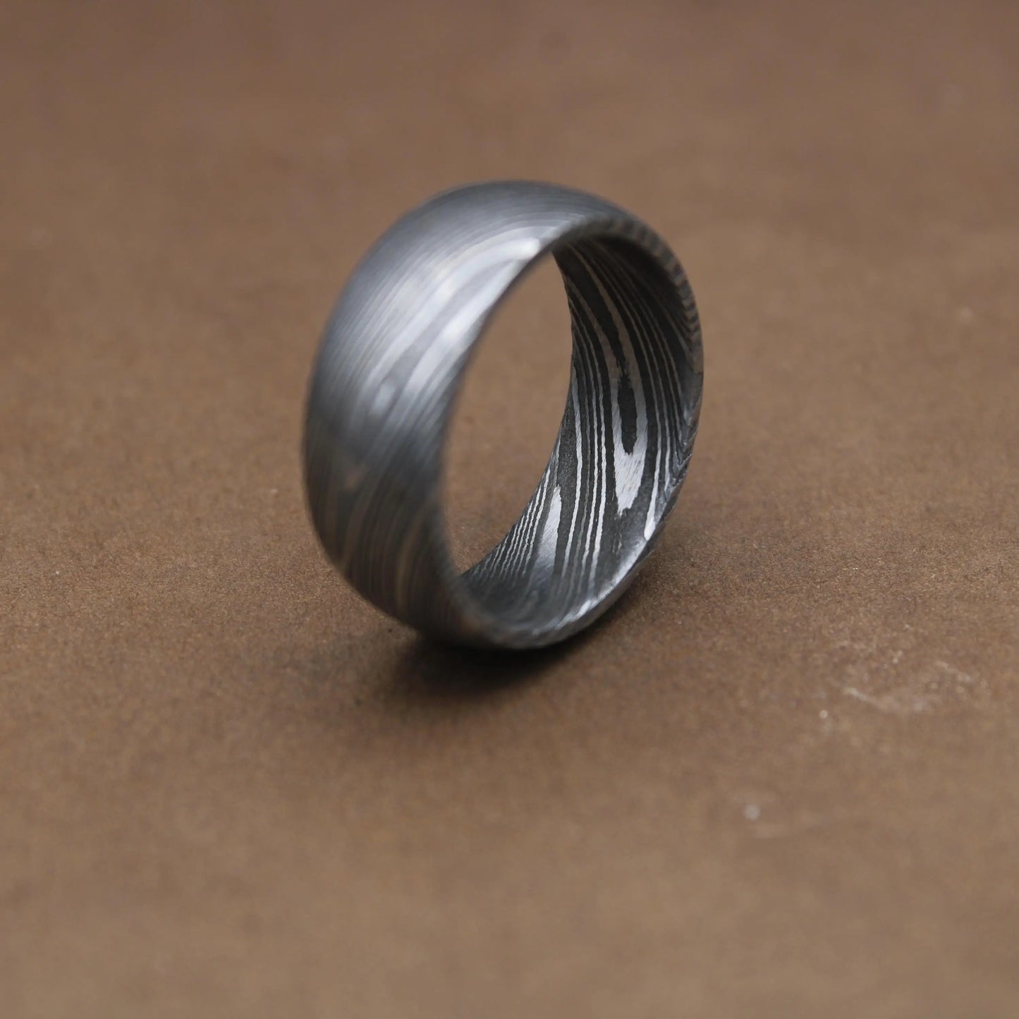 Damascus Simple Ring Unique Ring Damascus Ring For Men Engagement Ring Damascus Steel Wedding Band Man Promise Ring Anniversary Ring My Store