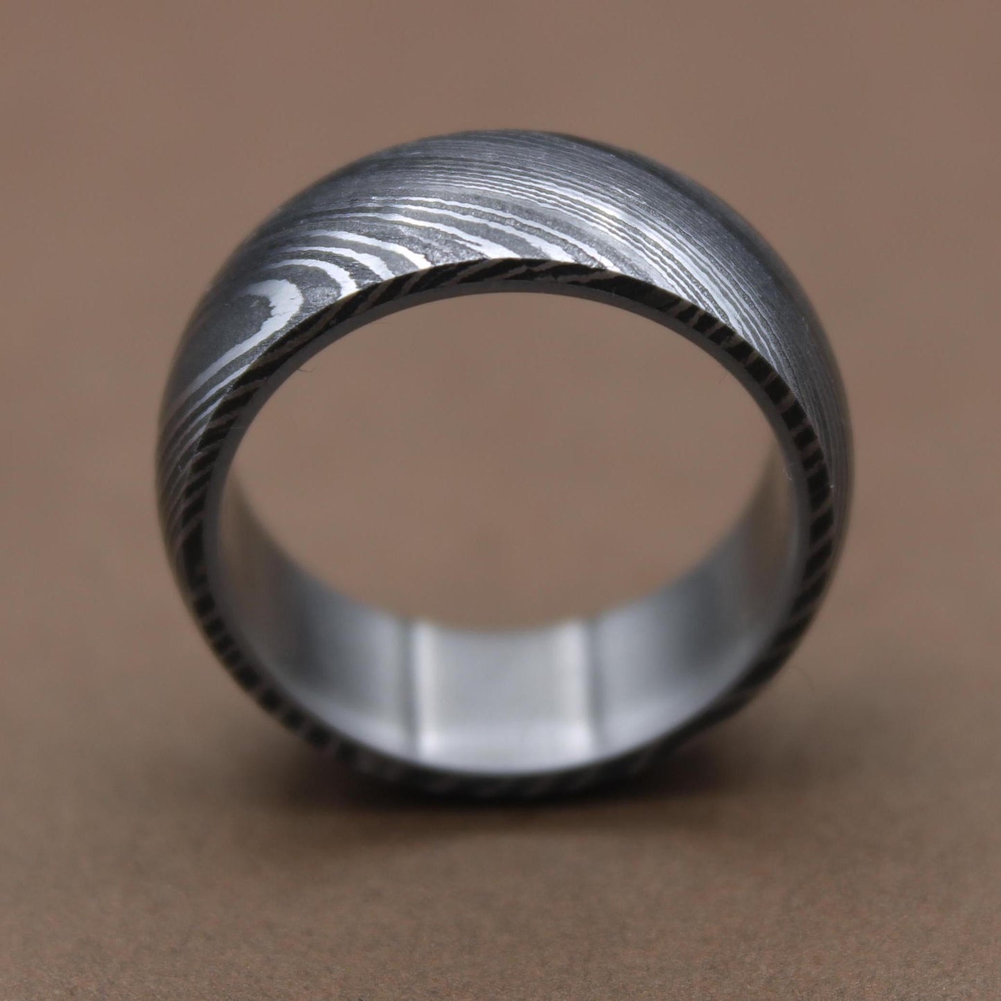 Unique Titanium Damascus Random Pattern Handcrafted Titanium Ring For Men Anniversary Gift Colorful Titanium Heat Anodized Valentines Gift My Store