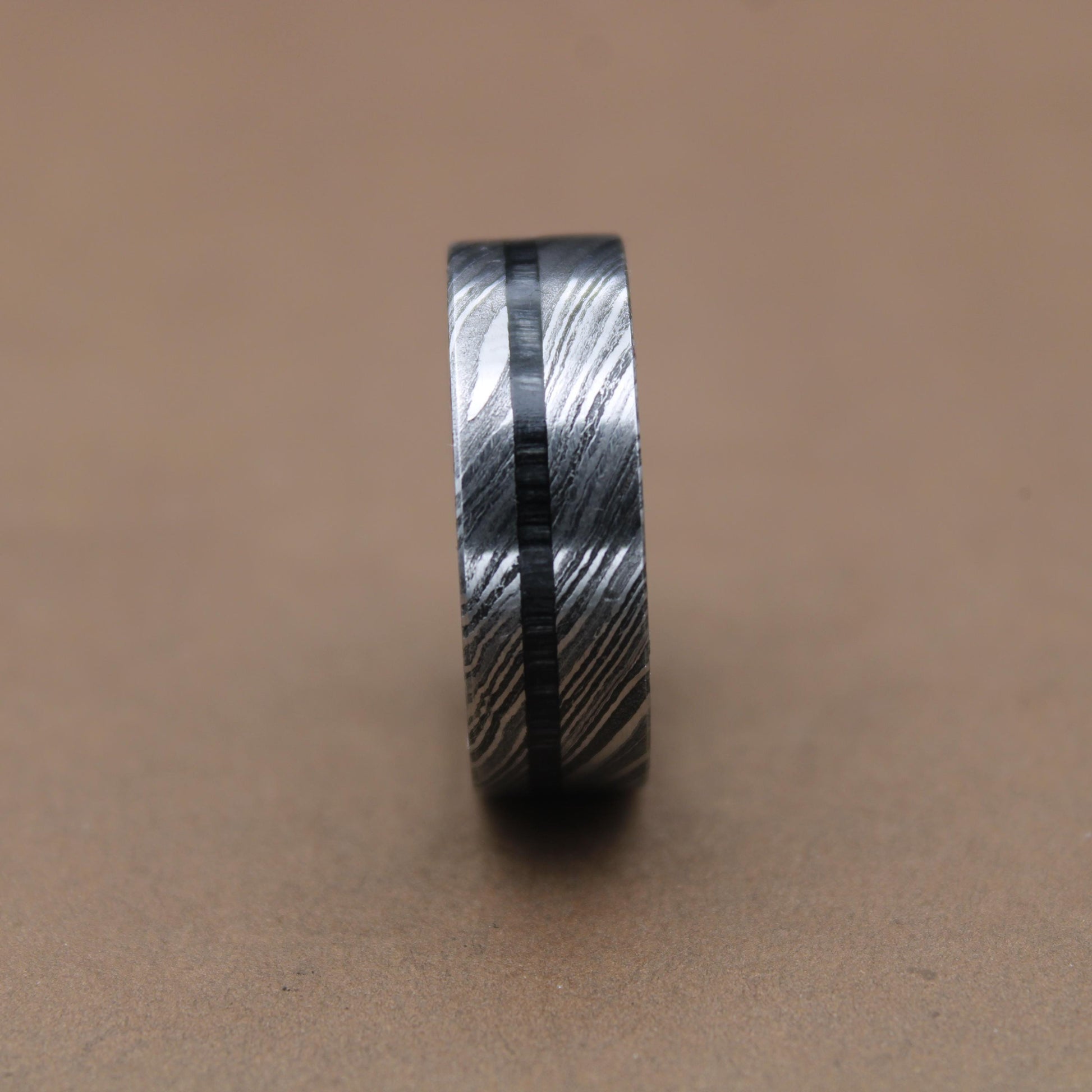 Damascus Steel Wedding Band For Men Wooden Ring For Women Damascus Steel Promise Ring For Men Ring Gift For Men Engagement Ring Gift For Her My Store