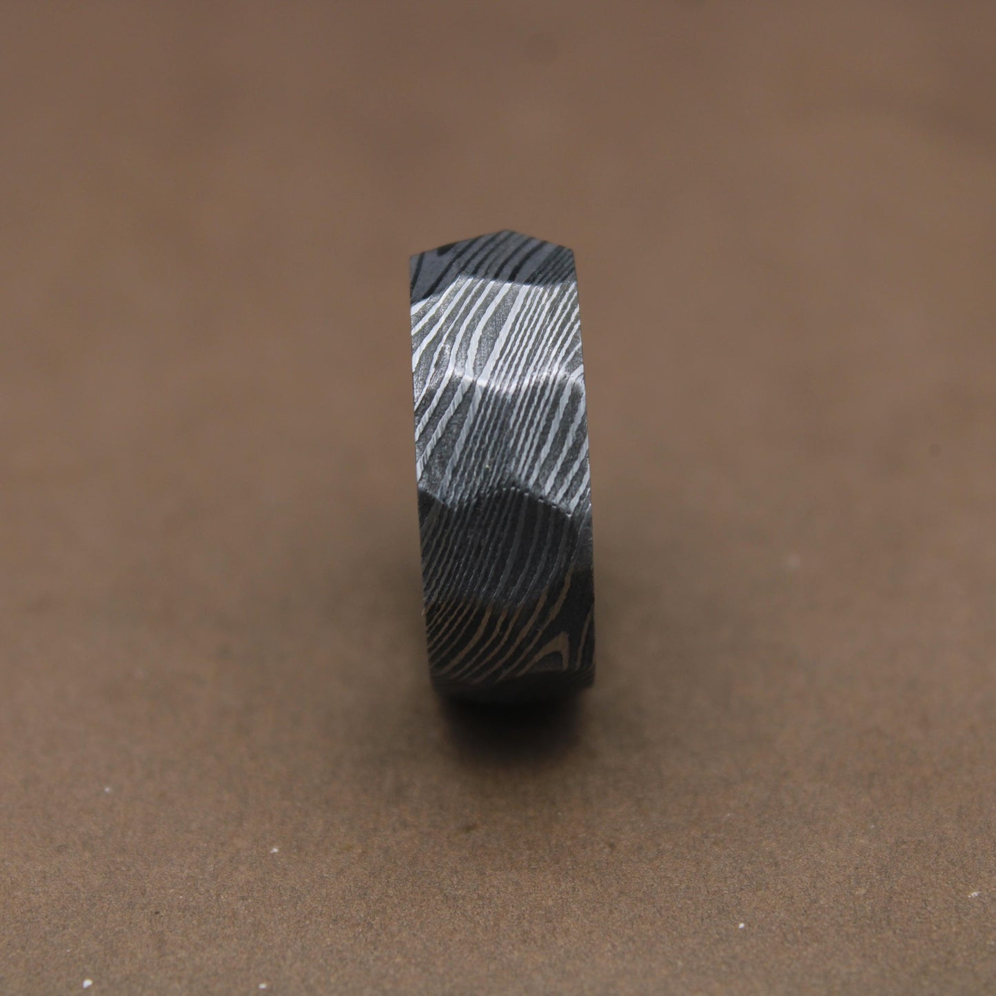 Hammered Damascus Ring, Mens Wedding Band, Distressed Rustic Finish, Hammered Ring For Mens Wedding Band, Womens Wedding Band, Proposal Ring My Store