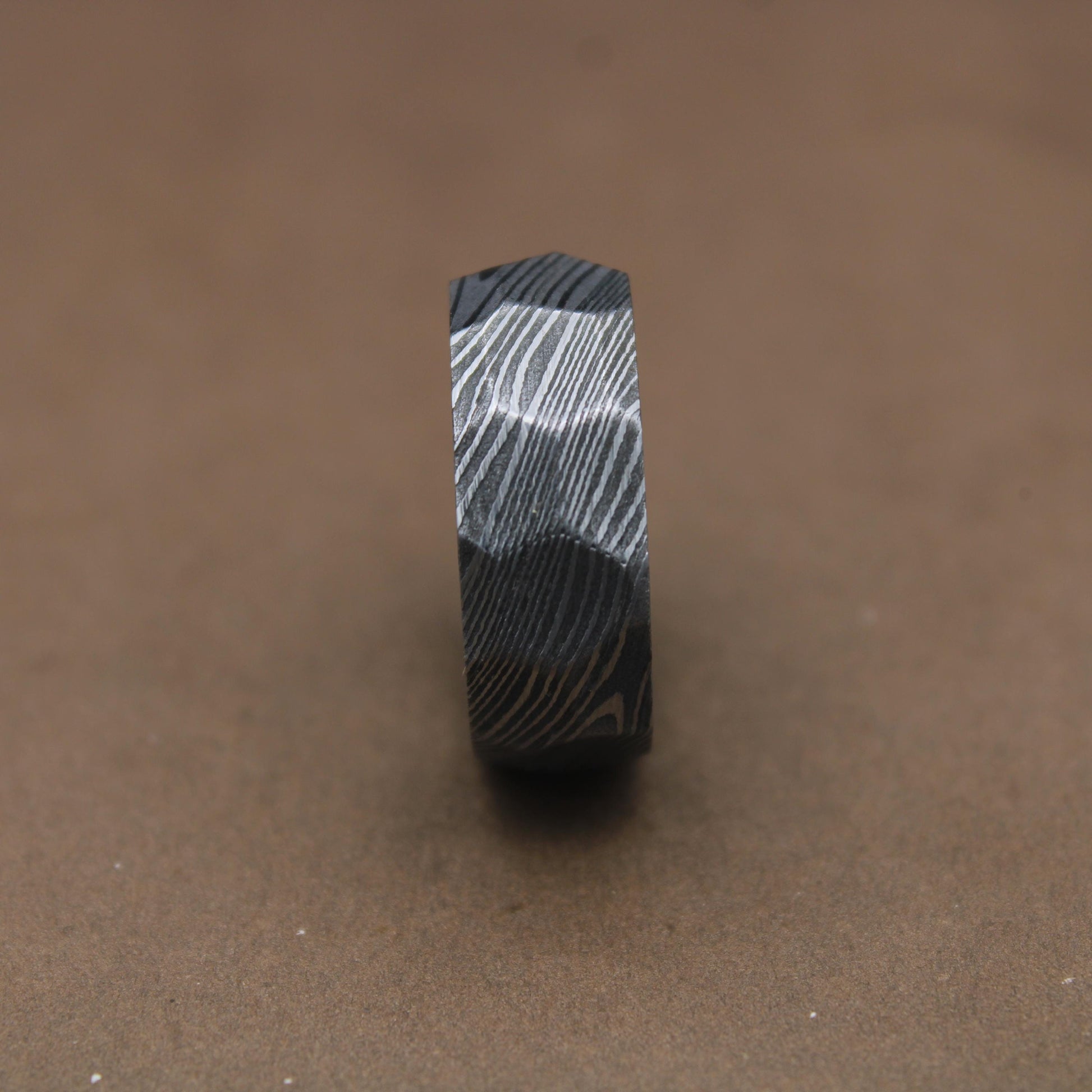 Hammered Damascus Ring, Mens Wedding Band, Distressed Rustic Finish, Hammered Ring For Mens Wedding Band, Womens Wedding Band, Proposal Ring My Store