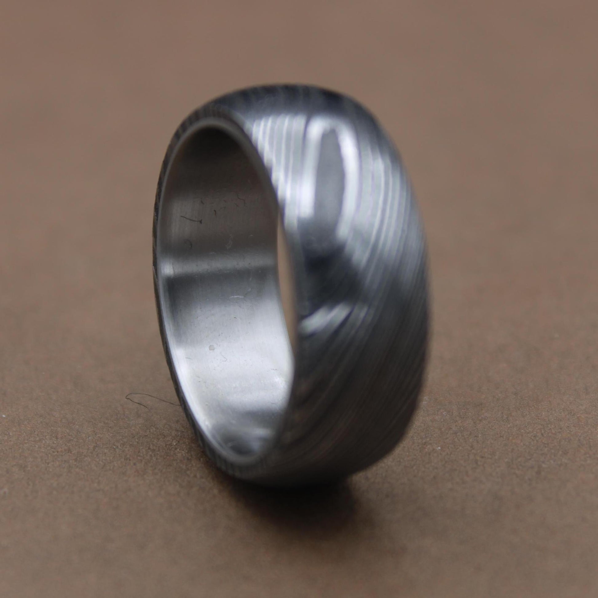 Unique Titanium Damascus Random Pattern Handcrafted Titanium Ring For Men Anniversary Gift Colorful Titanium Heat Anodized Valentines Gift My Store