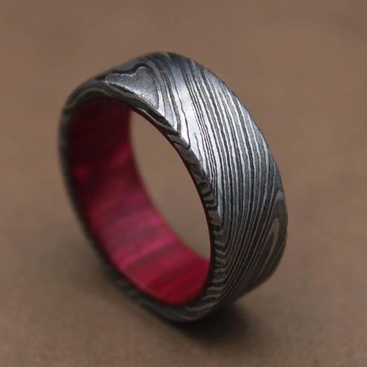 Damascus ring men, Valentines day ,valentines day gift , Damascus Rings, Wedding Band, Men Ring, Wedding Ring, Personalized Ring, Woman Ring My Store