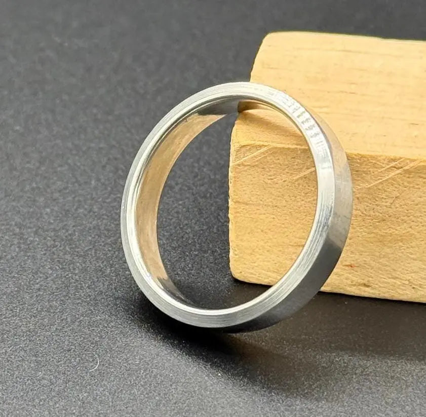 Simple Titanium Ring, Classic Wedding Band, Mens Modern Ring, Womens Personalized Ring, Titanium Minimalist Ring, 5th Anniversary Gift My Store