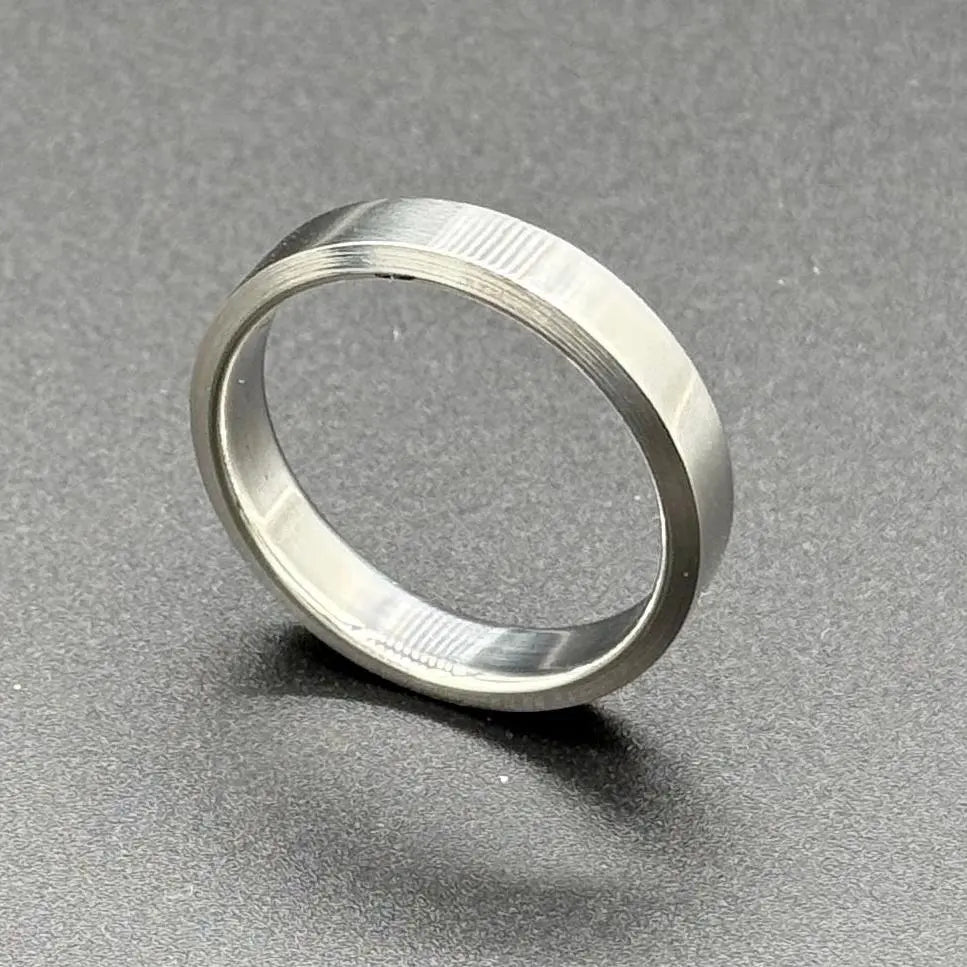 Simple Titanium Ring, Classic Wedding Band, Mens Modern Ring, Womens Personalized Ring, Titanium Minimalist Ring, 5th Anniversary Gift My Store