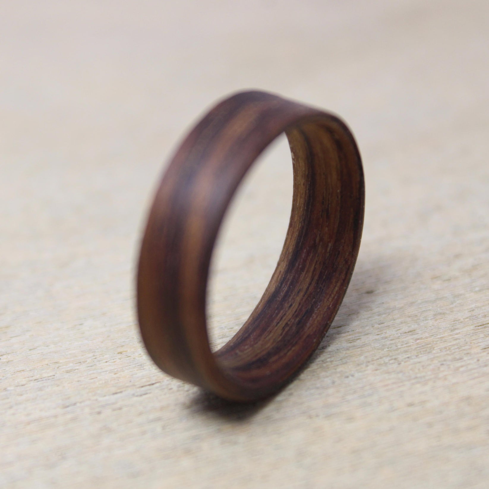 Wood wedding Ring