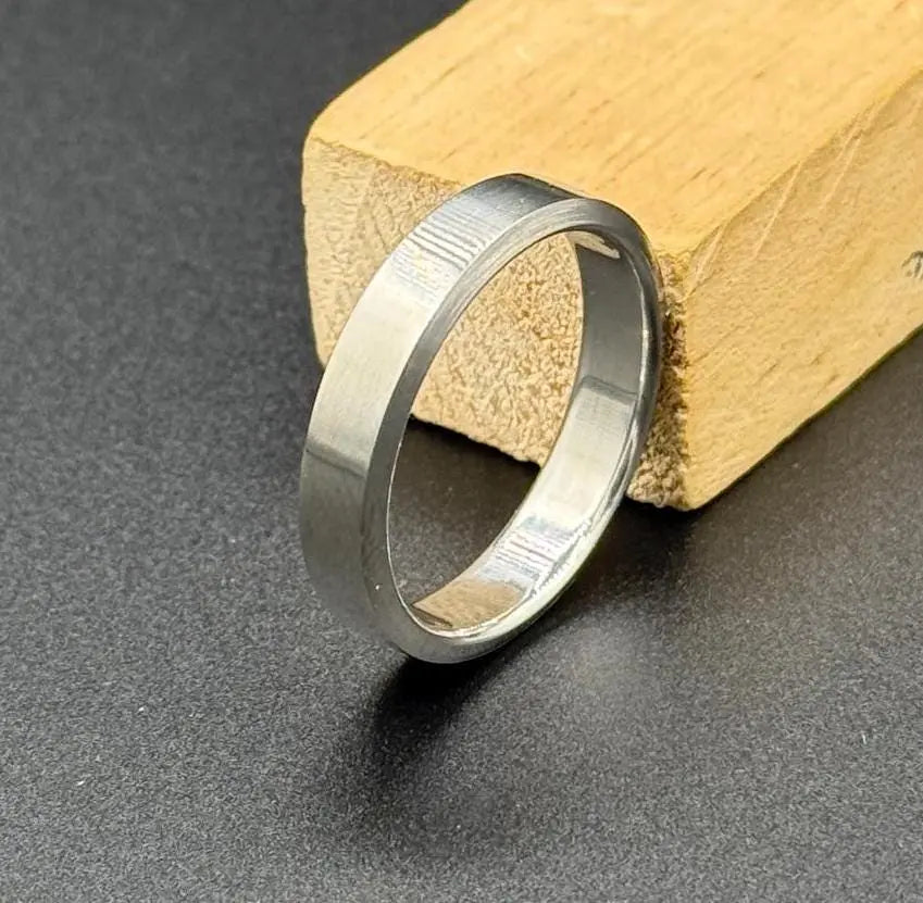 Simple Titanium Ring, Classic Wedding Band, Mens Modern Ring, Womens Personalized Ring, Titanium Minimalist Ring, 5th Anniversary Gift My Store